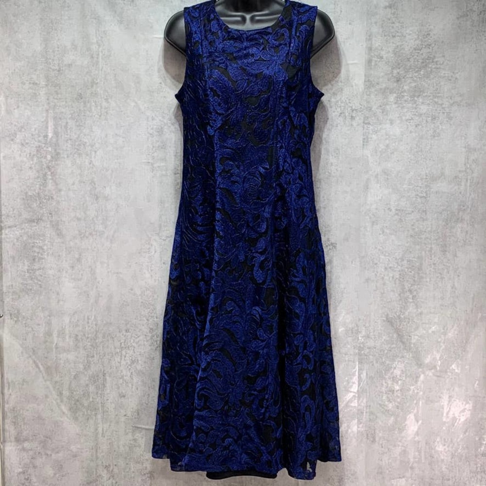Tommy Hilfiger Blue/Black Floral Embroidered